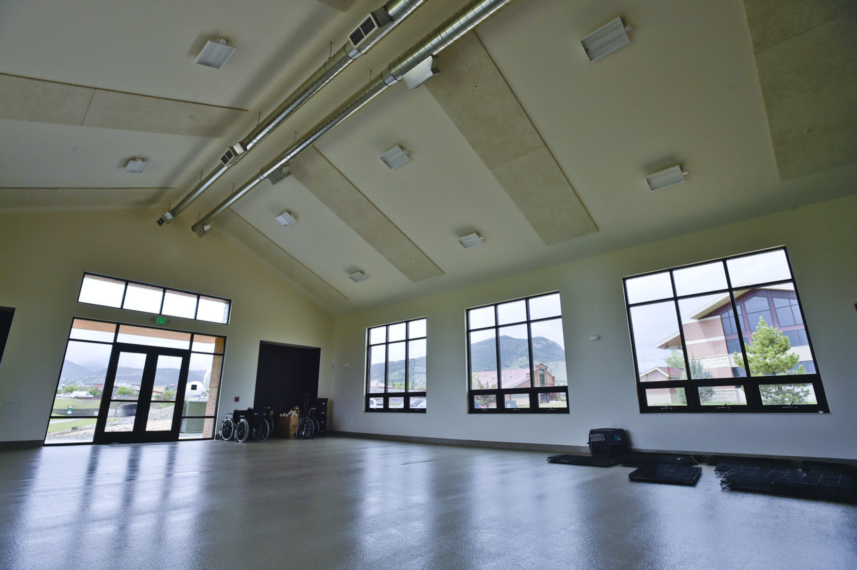 The new Perkins Call Canine Center features a 2,600 sq. ft. training room.